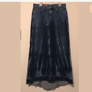 GUESS Long Denim Maxi Skirt Blue Jean 27 4 6